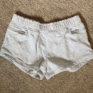 grey loungewear shorts